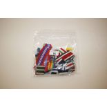 A bag of medal ribbons