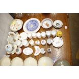 A quantity of various china to include six Aynsley