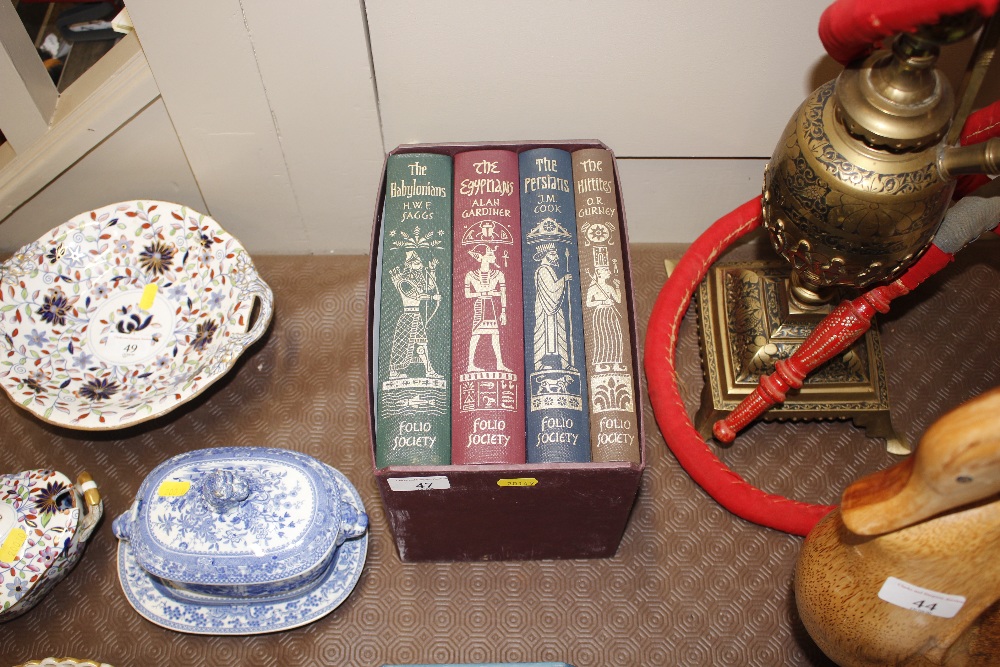 A set of four Folio Society books relating to the