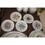 Five Royal Copenhagen cabinet plates