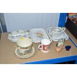 A quantity of various china to include an Adams "C