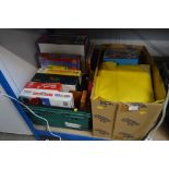 Two boxes of various games