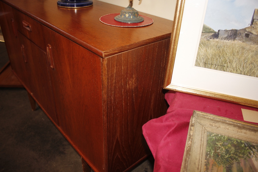 A teak G-plan sideboard fitted central drawer and - Image 6 of 10