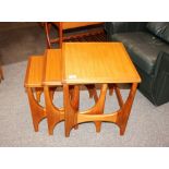 A nest of three G-plan design occasional tables, r