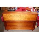 A Herbert E Gibbs Autographed Furniture teak low b