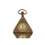 A Masonic design pocket watch