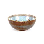A Wedgwood lustre bowl decorated butterflies, 23cm
