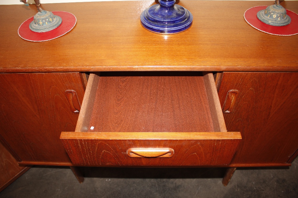 A teak G-plan sideboard fitted central drawer and - Image 5 of 10