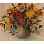 Celia Russell, still life study signed and darted