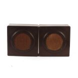 A pair of Bakelite cased speakers