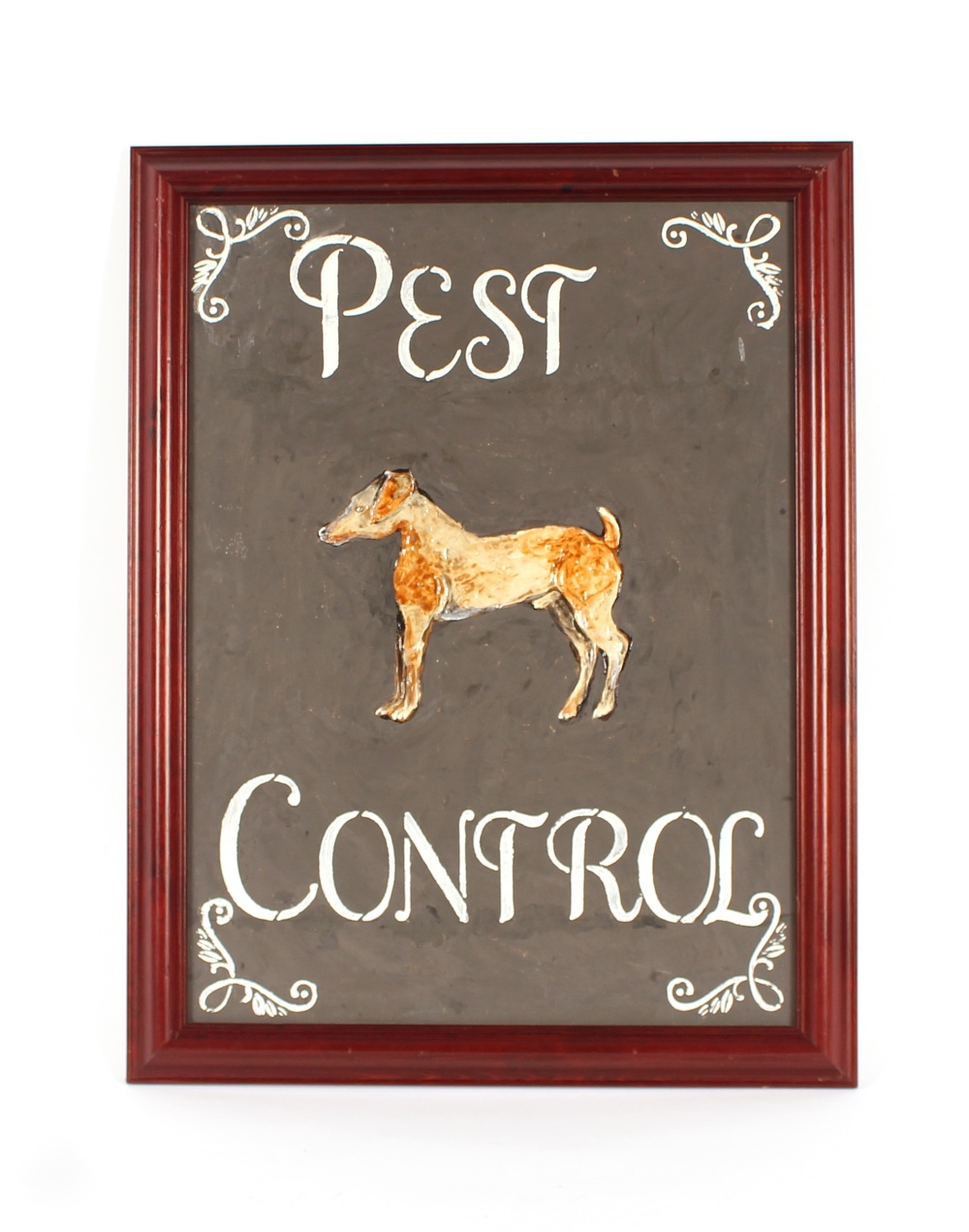 "Pest Control" mixed medium on board