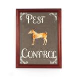 "Pest Control" mixed medium on board