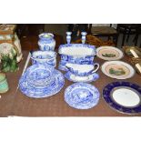 A quantity of Spode Italian patterned china to inc