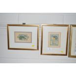 Isobel Brent, pair of pencil signed limited editio