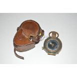 A WW1 period military compass dated 1915 by Koehn