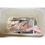 A box of various pens