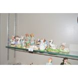 Thirteen Royal Albert Beatrix Potter figures; and