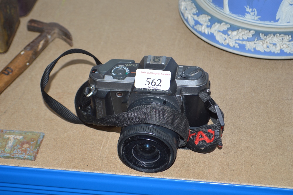 A Pentax camera