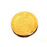 A 1734 gold Guinea