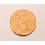 An Edward VII gold Sovereign 1902