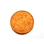 A Queen Victoria gold Sovereign, 1894