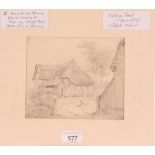 Washbrook, pencil drawing by William Trent 1786-1876