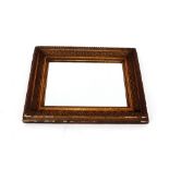 A 19th Century gilt framed wall mirror, having rope twist and basket weave decoration to the