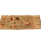 A pair of circa. 1900 Egyptian wall hangings