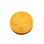 A 1720 gold half Guinea