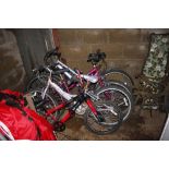 Four various bikes for spares or repairs