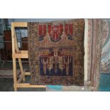 An approx 4'1" x 6' Eastern patterned rug