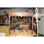 A 19th Century oak side table fitted single drawer (with split to top)