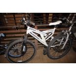 A gent's Muddy Fox full suspension mountain bike