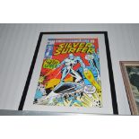 A Silver Surfer print