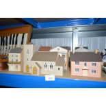 A quantity of model railway houses