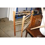 A pine clothes airer