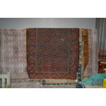 An approx 7'4" x 4'3" Eastern patterned rug