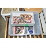 A large quantity of costume jewellery