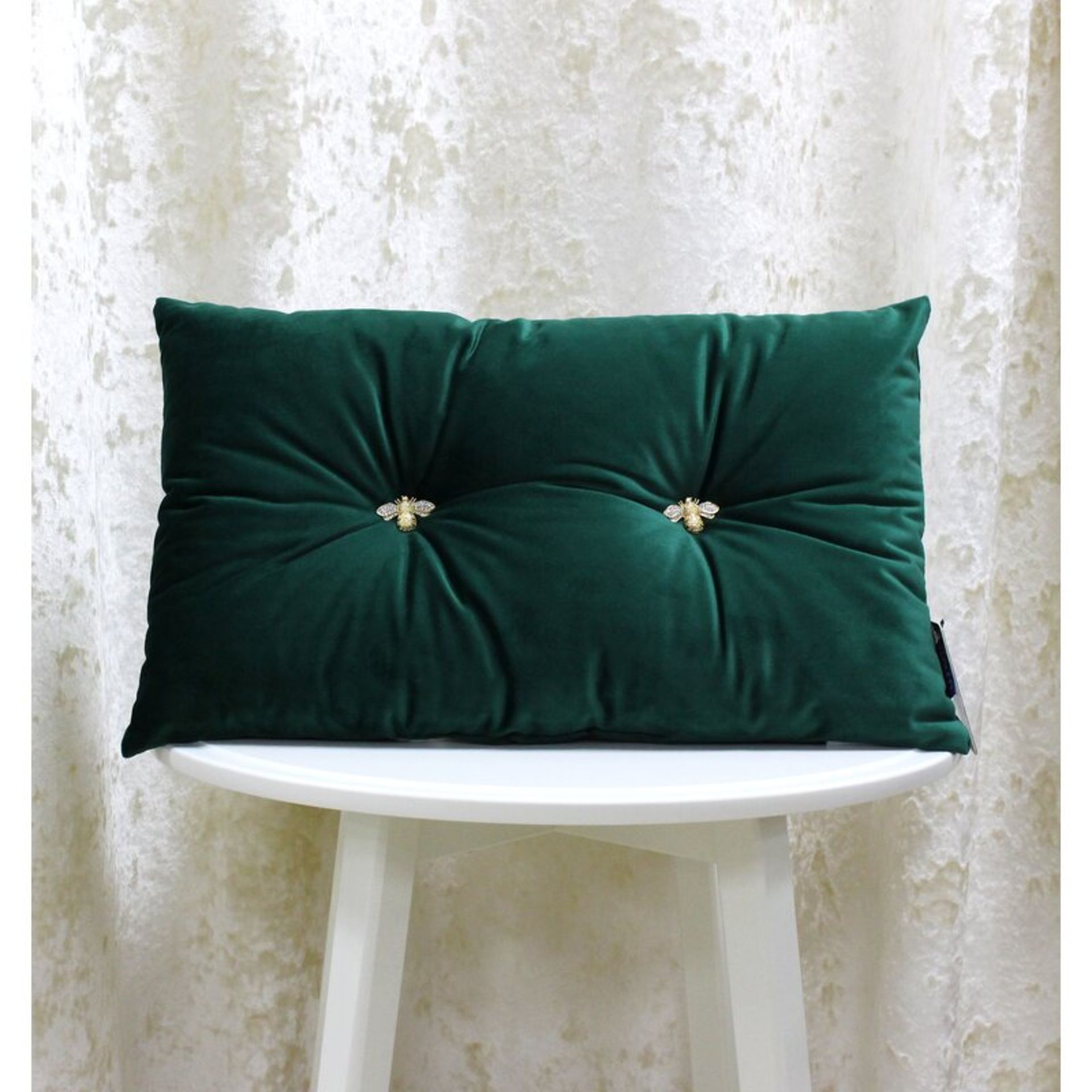 2 x Horton Velvet Boudoir Cushions by Rosdorf Park