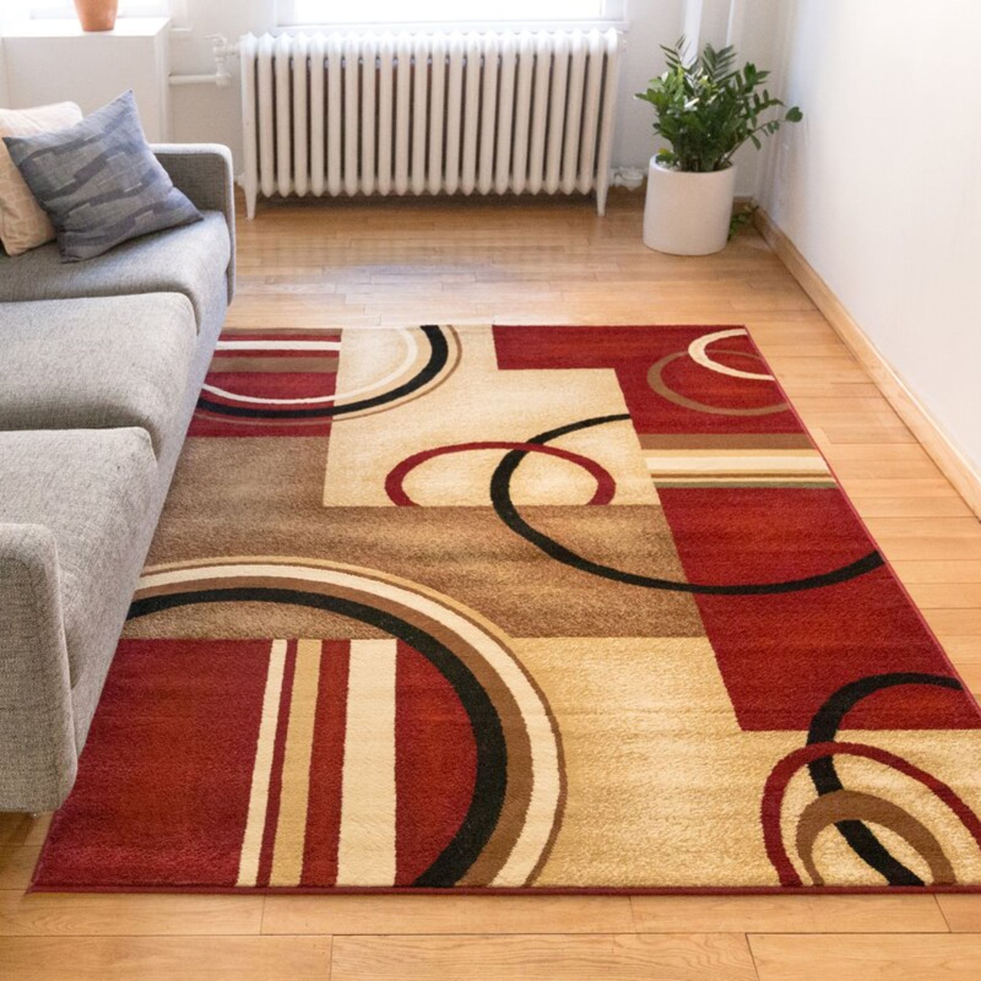 Barclay Red Area Rug by Wade Logan, - Image 2 of 3