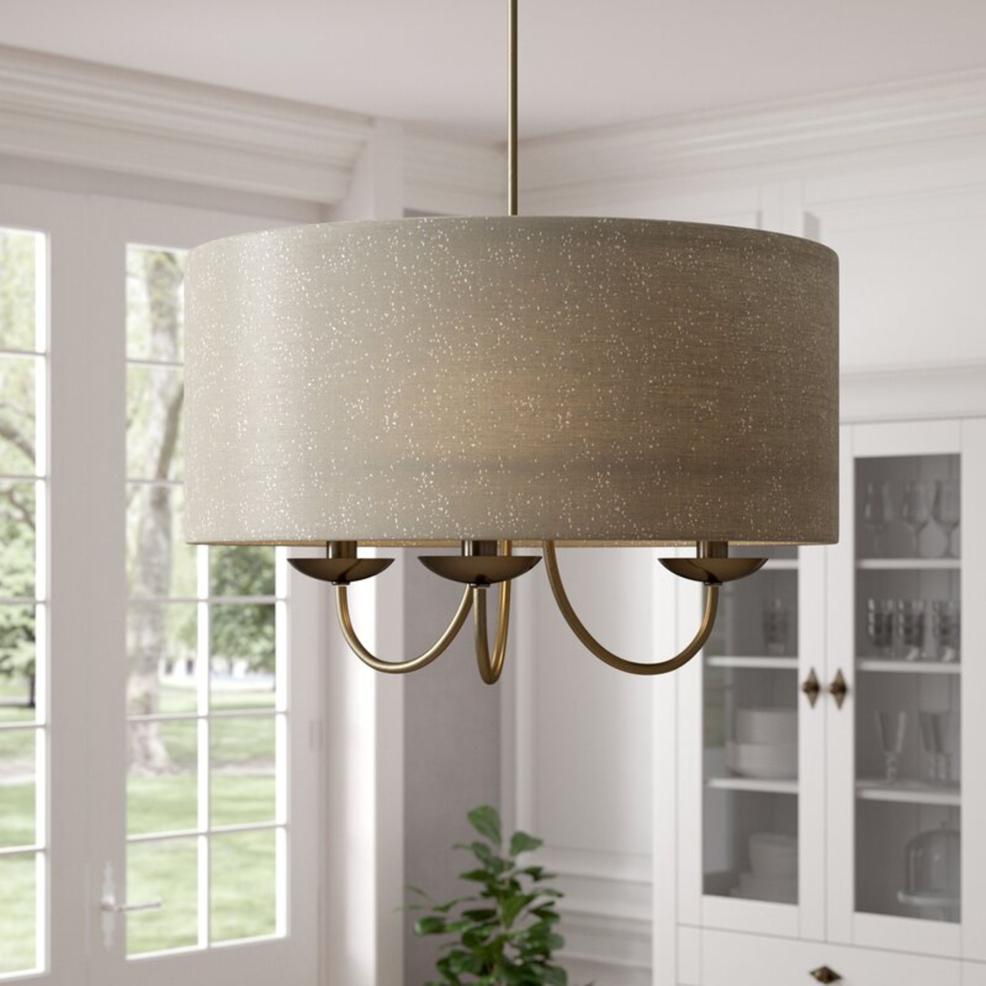 Albers 3-Light Drum Chandelier by Marlow Home Co.