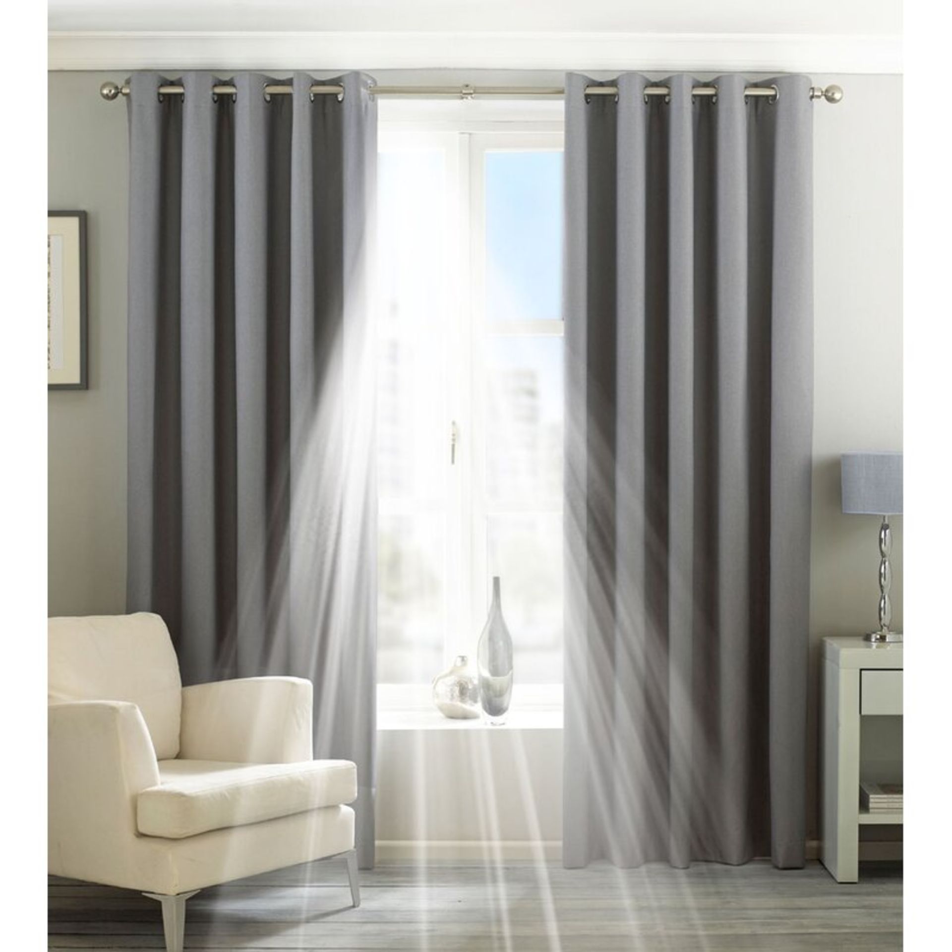 Eclipse Eyelet Blackout Thermal Curtains by Home & Haus