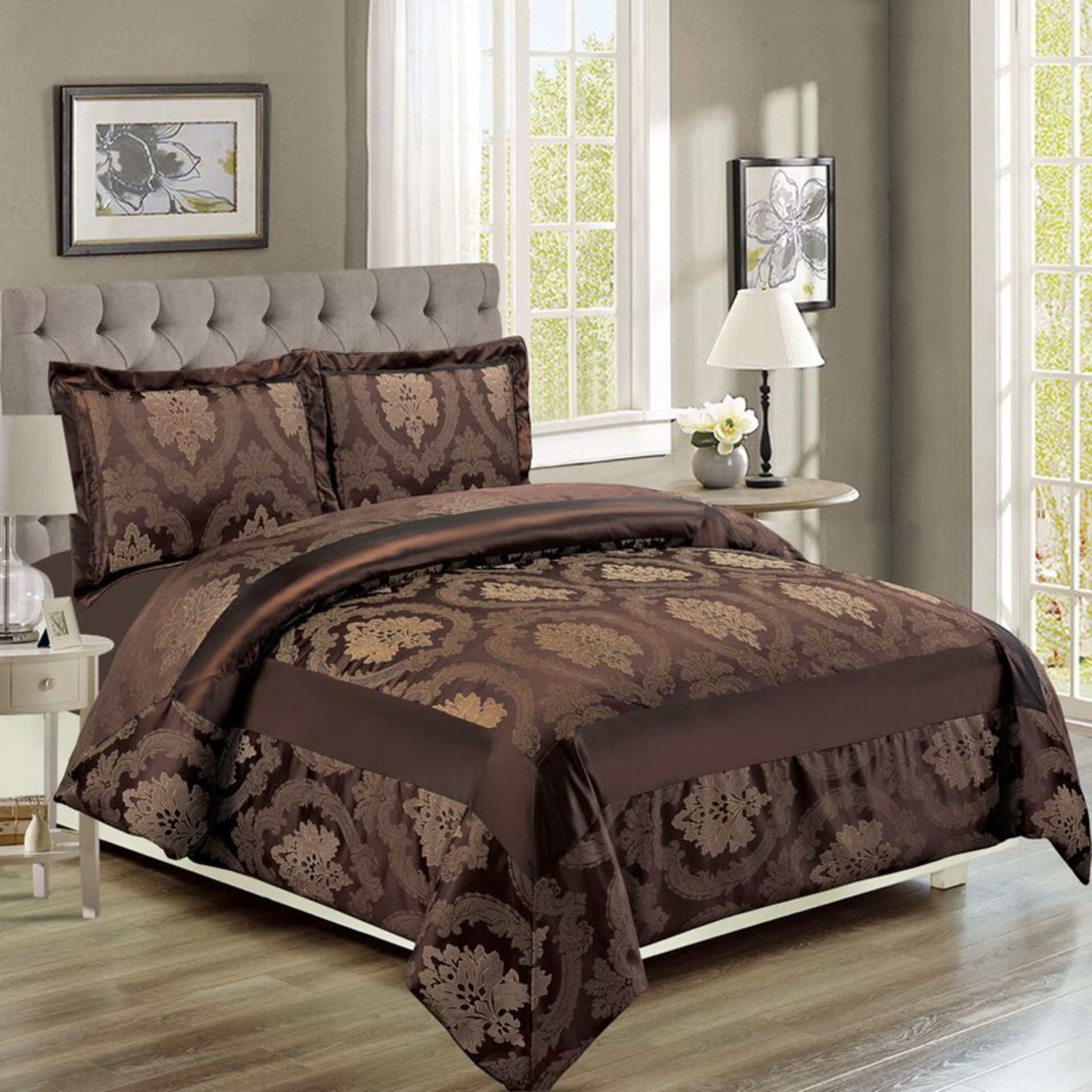 Beamond Bedspread Set with 2 Pillowcases by Astoria Grand - Superking