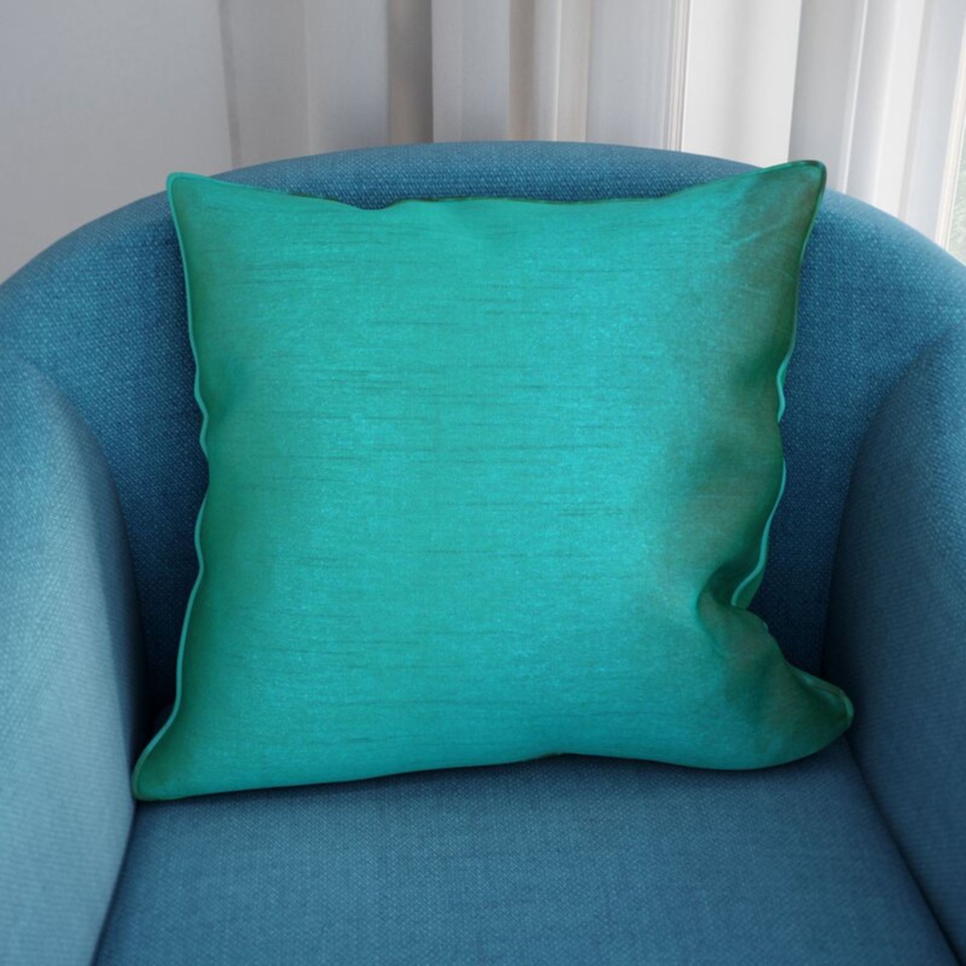 Faux Silk Cushion Cover by Symple Stuff