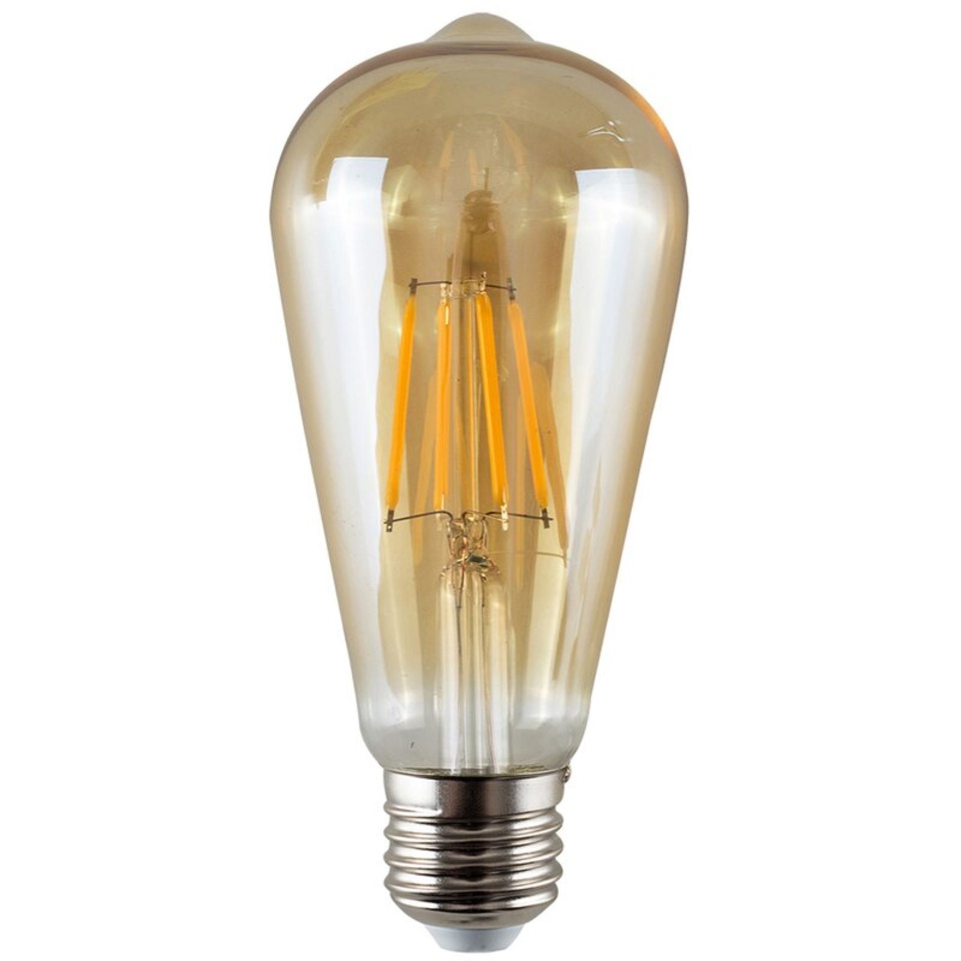 4W Amber LED Vintage Filament Light Bulb by Symple Stuff