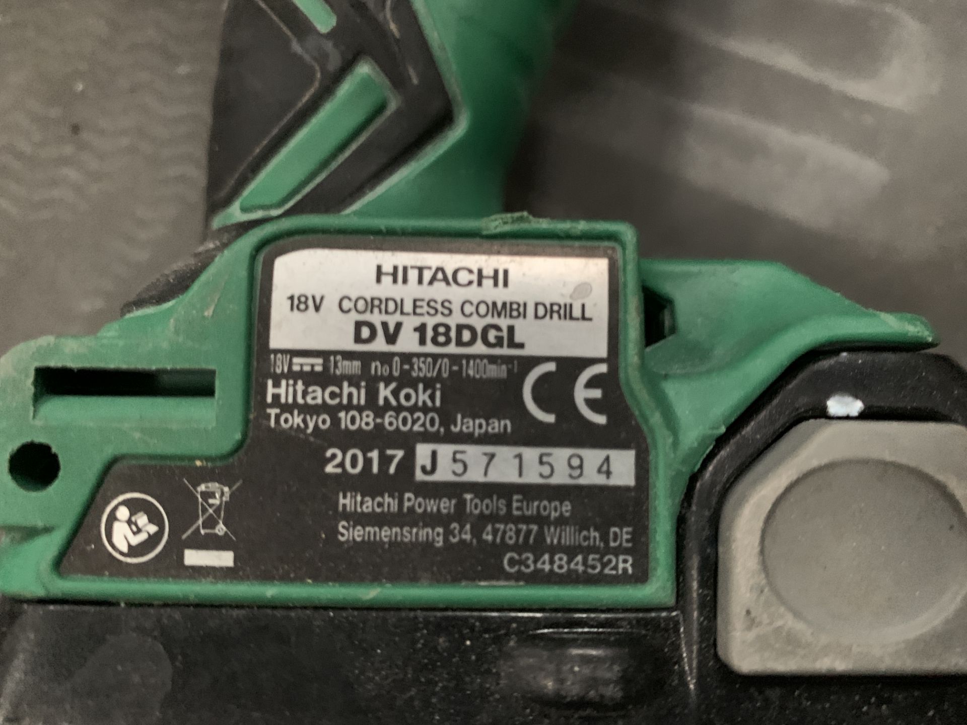 2 x Hitachi cordless drills complete wit - Image 4 of 4