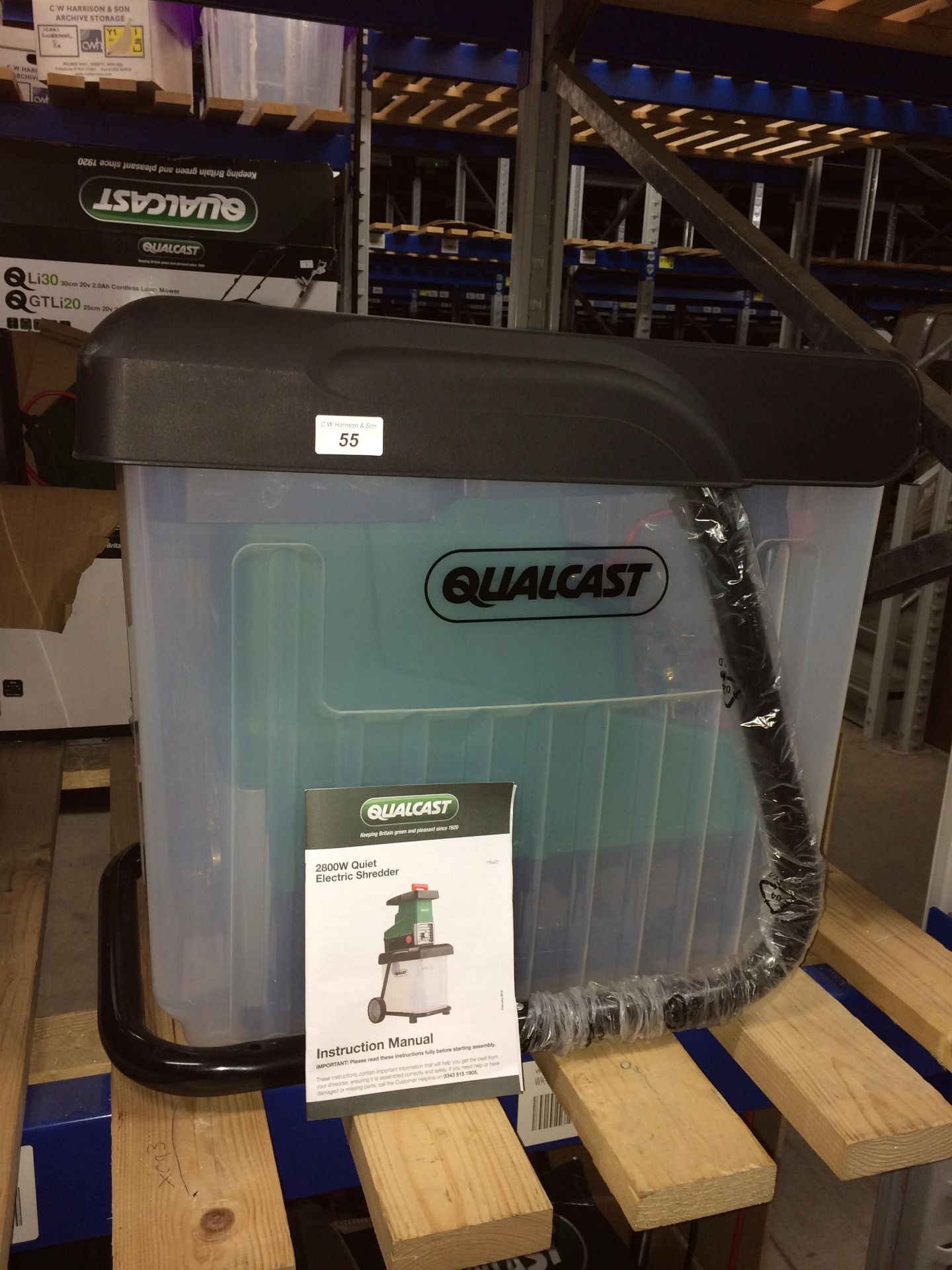 Qualcast 2800w quiet electric shredder - 240v - not working,