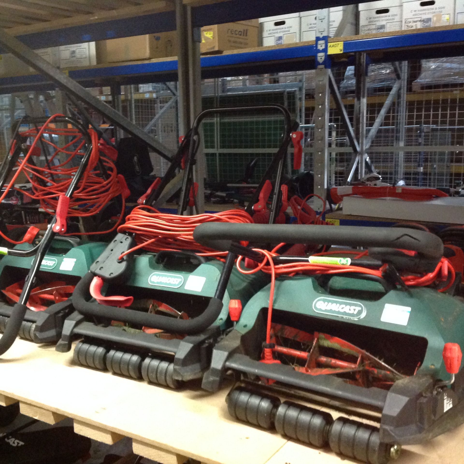 3 x Qualcast 32cm cylinder mowers