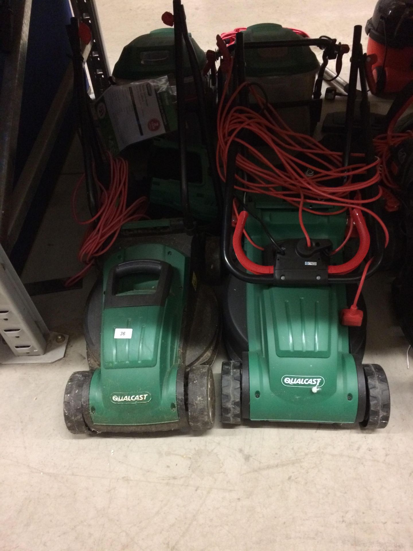 2 x Qualcast electric lawnmowers