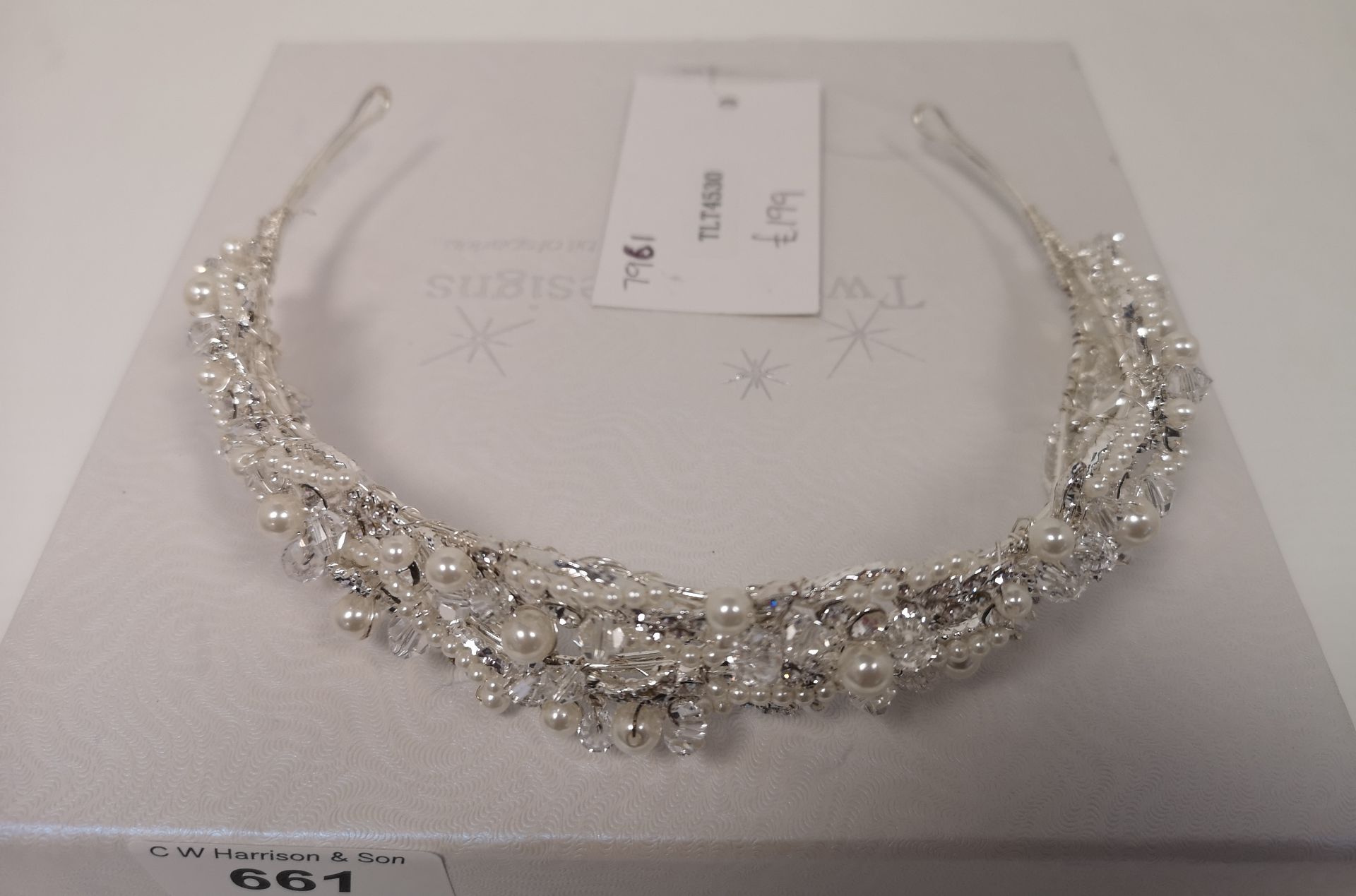 Bridal headband/tiara by Twilight Designs RRP £199 (boxed) - Image 2 of 2